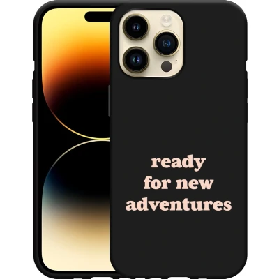 Afbeelding van Cazy Hoesje Zwart geschikt voor iPhone 14 Pro Max New Adventures