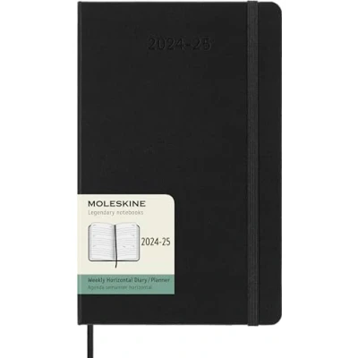 Afbeelding van Moleskine 18 Maanden Agenda 2024/25 Wekelijks Horizontaal Large Harde Kaft Zwart