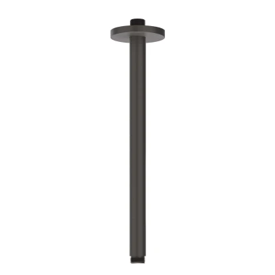 Afbeelding van IVY plafondbuis 30cm Geborsteld carbon Black PVD Duurzaam materiaal