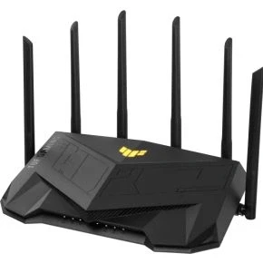 Afbeelding van ASUS TUF Gaming AX6000 draadloze router Gigabit Ethernet Dual band (2.4 GHz / 5 GHz) Zwart