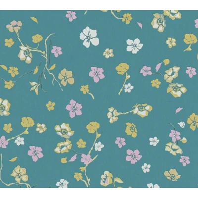 Afbeelding van AS Creation House of Turnowsky 38907 2 389072 Blauw / Groen Geel