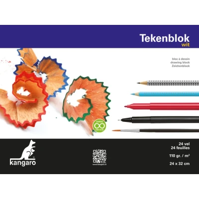 Afbeelding van Tekenblok Wit