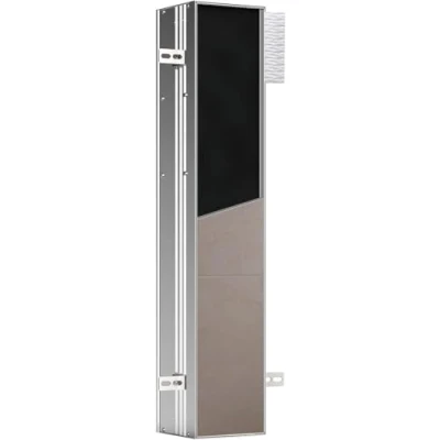 Afbeelding van Emco asis module plus inbouw toiletmodule met 1 betegelbare deur 15 4x80 3cm links 975611000