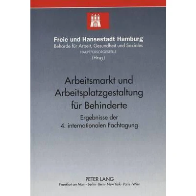 Afbeelding van Arbeitsmarkt Und Arbeitsplatzgestaltung Fuer Behinderte
