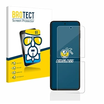 Afbeelding van BROTECT Screenprotector voor Samsung Galaxy Z Flip 3 5G Folie Beschermfolie Beschermglas transparant