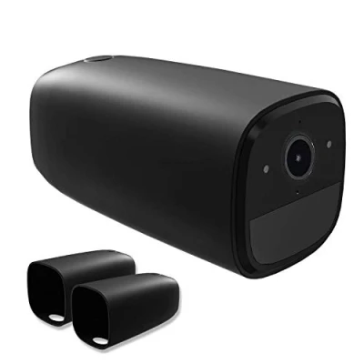 Afbeelding van BECEMURU eufyCam Siliconen en Camouflage Cam met UV licht Weerbestendig Skins Base Compatibel 2/2Pro (2 Pack) (eufyCam 2/2 Pro)