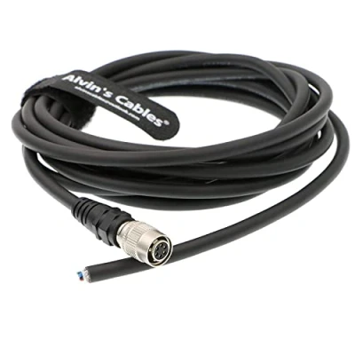 Afbeelding van Alvin&#039;s Cables Hoge Flex 6 Pin Hirose Vrouwelijke HR10A 7P 6S Kabel voor Basler GIGE AVT CCD Camera 3M