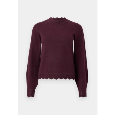Afbeelding van VILA Vinikolina O NECK Trui, Dames, Maat: XS, Fig detail/melange
