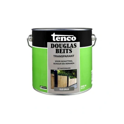 Afbeelding van Tenco Douglasbeits Transparant 2,5 ltr oud grijs Buiten onderhoud