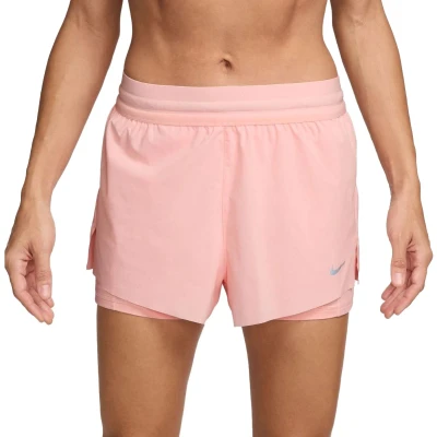 Afbeelding van Nike Performance Swift 2in1 short, Dames, Maat: Medium, Atmosphere