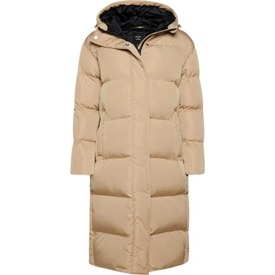 Afbeelding van Superdry Longline Winterjas, Dames, Maat: 40, Shaker beige