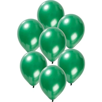 Afbeelding van Folat Donkergroene Metallic Ballonnen 30cm 50 stuks