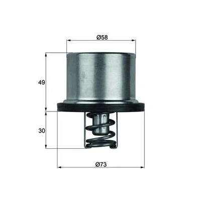 Afbeelding van Mahle Original Thermostaat THD 1 82