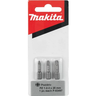 Afbeelding van Makita Schroefbit Pozidriv 1 + 2 3 x 50 mm P 53497