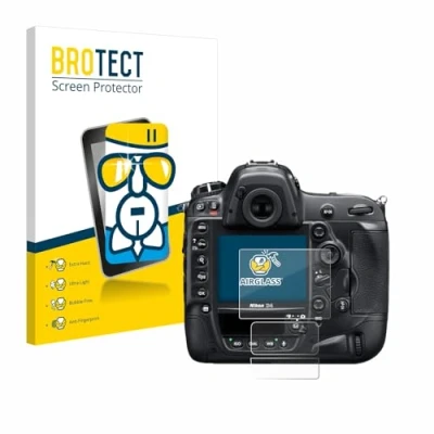 Afbeelding van BROTECT Screenprotector voor Nikon D4 Folie Beschermfolie Beschermglas transparant