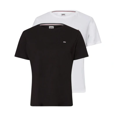 Afbeelding van Tommy Jeans SOFT TEE 2 PACK Tshirt basic, Dames, Maat: 38, Black/white