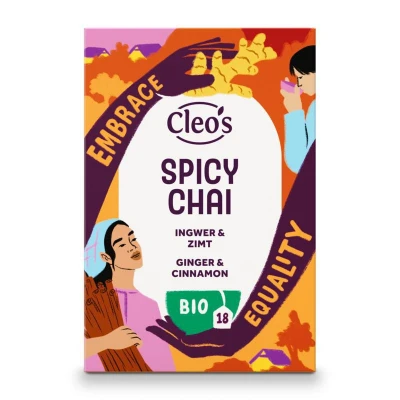 Afbeelding van Cleo’s Spicy Chai Bio 18 theezakjes