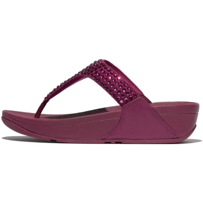 Afbeelding van FitFlop Lulu Maxi Crystal Toe Post Sandals Maat 38