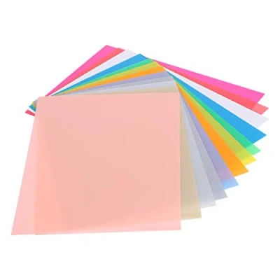 Afbeelding van 12 stks Krimpkous Plastic Vellen Kleurrijke Krimppapier Krimpfolie voor Oorbellen, Hoofddeksels, Hangers of Kinderen Creatief Ambacht 14.5x20cm