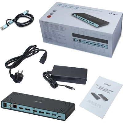 Afbeelding van I Tec Dual Dock PD 65W AIR USB 3.0/USB C