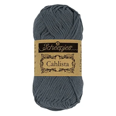 Afbeelding van Scheepjes Cahlista 393 Charcoal Garen 10x50g