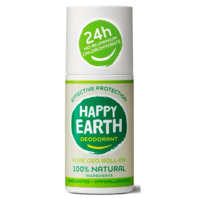 Afbeelding van Happy Earth Pure Deodorant Roll on Unscented, 75 ml
