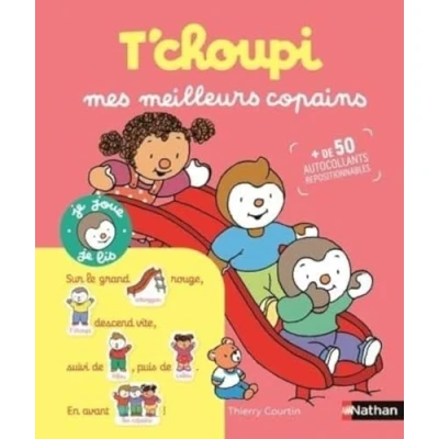 Afbeelding van T&#039;choupi Mes meilleurs copains Un cahier à compléter Avec plus de 50 autocollants Dès 2 ans: repositionnables