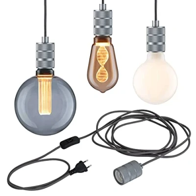 Afbeelding van Paulmann 78437 hanglamp Neordic Tilla incl. stekker zonder verlichtingsmiddel max. 20 watt alu metaal E27