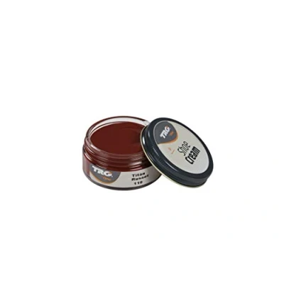 Afbeelding van TRG schoencrème met bijenwas russet (rood/oranje) 50 ml