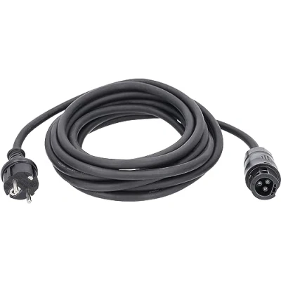 Afbeelding van AS Schwabe 71872 Stroom Netkabel Zwart 10 m