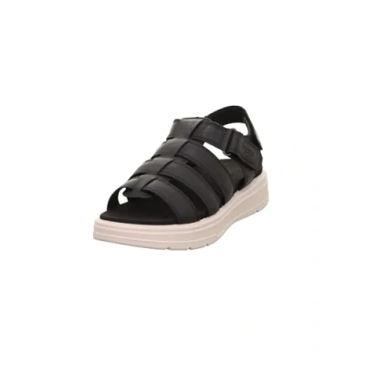 Afbeelding van Legero Sunwalker Platte damessandalen, zwart 0100, 43 EU