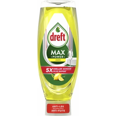 Afbeelding van 2e halve prijs: Dreft Max Power Afwasmiddel Lemon 730 ml