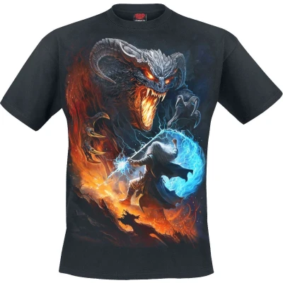 Afbeelding van Spiral Heren Tshirt 3XL Infernal Duel Zwart