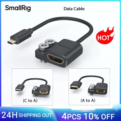 Afbeelding van SmallRig 3021 Ultra Slim 4K HDMI Adapter Cable (D to A)