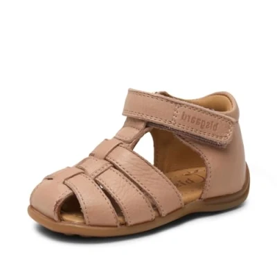 Afbeelding van Bisgaard Kinderminiletten/loopschoenen/sandalen Carly Brown Suède leer, nude, 20 EU