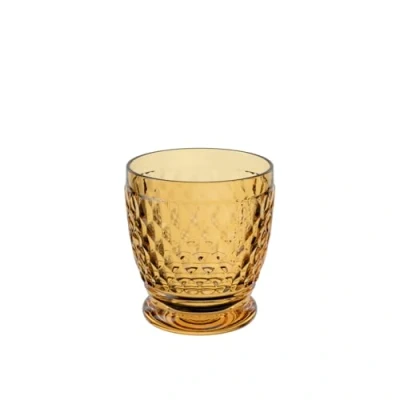 Afbeelding van Villeroy &amp; Boch Boston Safron beker, 200 ml, beker van kristalglas voor warme en koude dranken, vaatwasmachinebestendig, geel