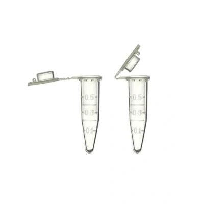 Afbeelding van MUHWA 1000PCS Polypropyleen Gegradueerde Microcentrifuge Buis met Snap Cap, 0.5ml Capaciteit Microtubes (Clear)