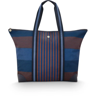 Afbeelding van Pip Studio Tilda Tote Bag Large Stripe Blue