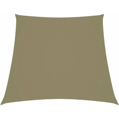 Afbeelding van Zonnezeil trapezium 2/4x3 m oxford stof beige