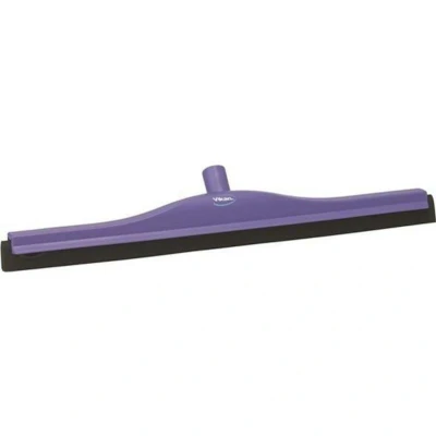 Afbeelding van Vikan Klassieke Vloertrekker Kop met vaste nek en Zwart Rubber 60cm Paars