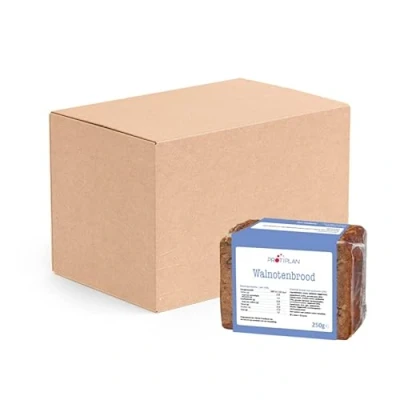 Afbeelding van Protiplan Proteïne Brood Walnoten Bruinbrood 9 Stuks x koolhydraatarm Perfect voor een ontbijt of lunch