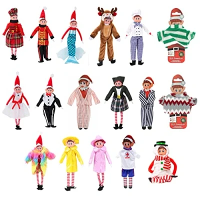 Afbeelding van Elves Behavin Badly Naughty Elf Outfit Kostuums 1 verrassingskostuum willekeurig geselecteerd
