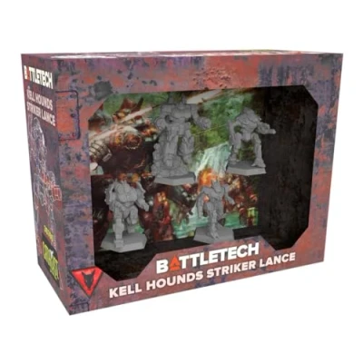 Afbeelding van BattleTech Miniatures Kell Hounds Striker Lance Expansion Miniature Game Catalyst Labs Ages 14+