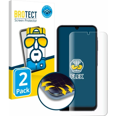Afbeelding van BROTECT Screenprotector voor Samsung Galaxy A25 5G Folie Beschermfolie transparant volledig dekking (2 Stuks)