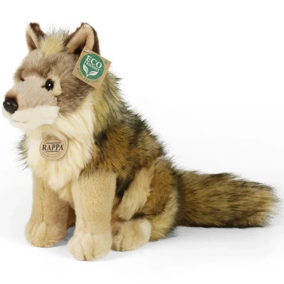 Afbeelding van RAPPA Coyote/Wolf pluche zittend 24 cm milieuvriendelijk