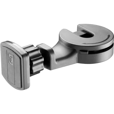 Afbeelding van cellularline Touch Hook Universal Magnetische smartphonehouder voor de auto met bevestiging hoofdsteun universeel alle mobiele telefoons 360 draaibaar stabiel en stevig