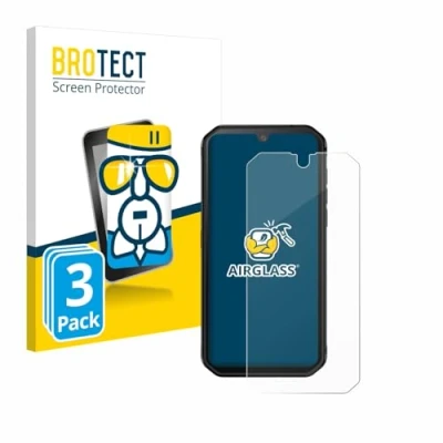 Afbeelding van BROTECT Screenprotector voor Blackview BV9900E Folie Beschermfolie Beschermglas transparant (3 Stuks)