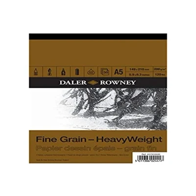 Afbeelding van Daler Rowney Fijne Grain Zwaargewicht Pad A5 200G 30SH