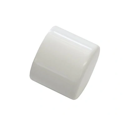 Afbeelding van Gardinia Eindknoppen voor gordijnroedes, 2 stuks, Chicago collectie, diameter: 20 mm, metaal, wit