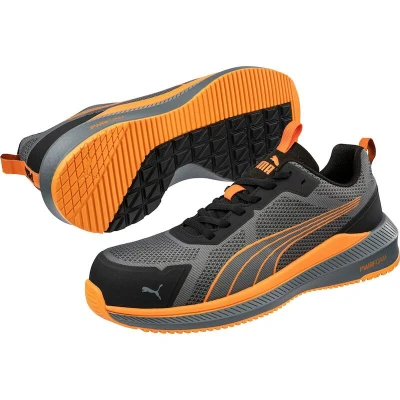 Afbeelding van PUMA SLIDE ESD S1PS veiligheidsschoen laag (grijs/oranje) 900 13259 6421 44